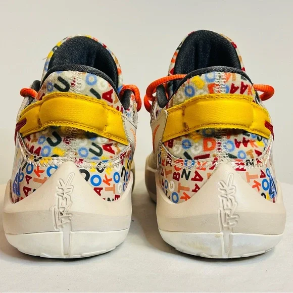 Nike Freak 2 Giannis Basketball shoes alphabet size 5Y Colorful Athletic Shoes - Picture 6 of 9